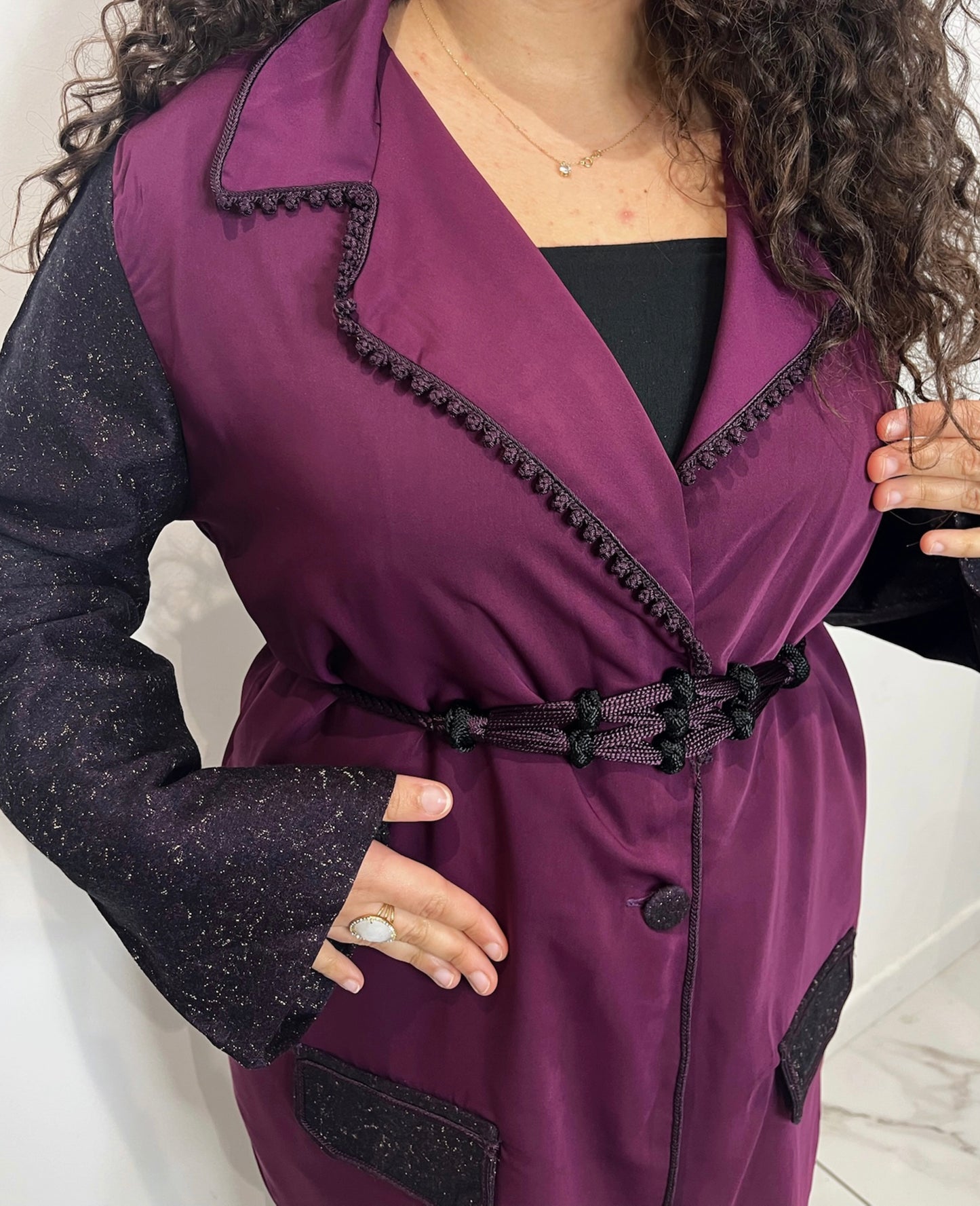 Tailleur Beldi Prune