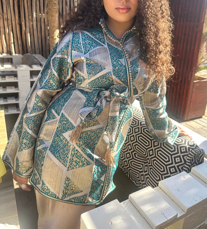 Kimono Brocard Emeraude