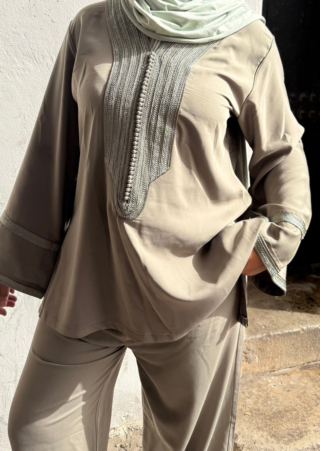 Ensemble Jabador Vert sauge