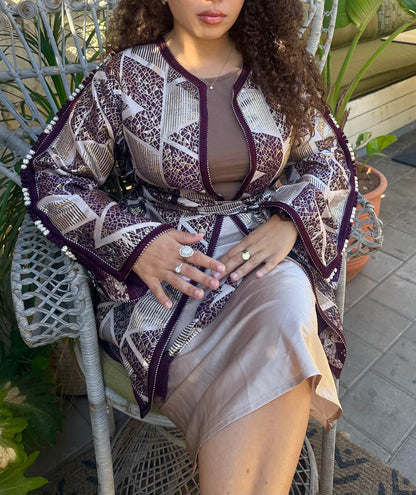 Kimono Brocard Prune