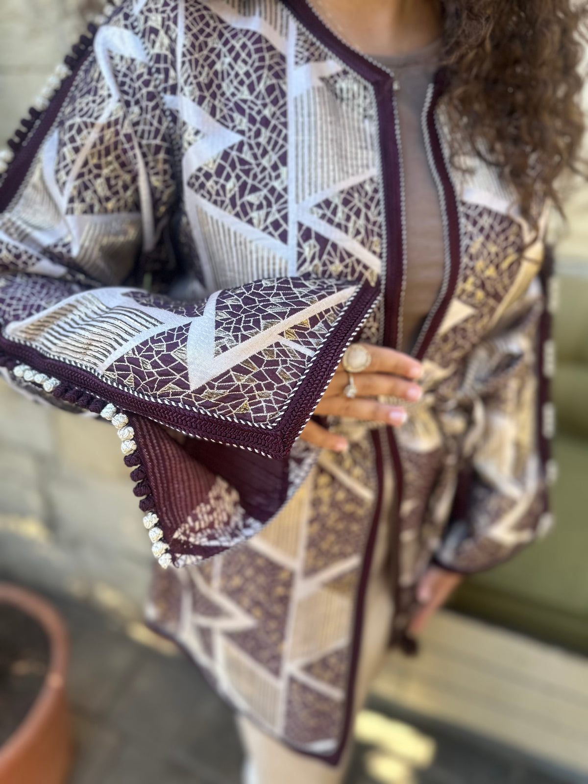 Kimono Brocard Prune