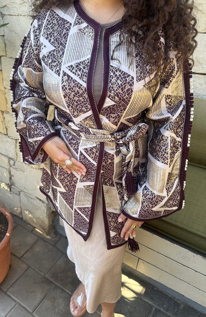 Kimono Brocard Prune