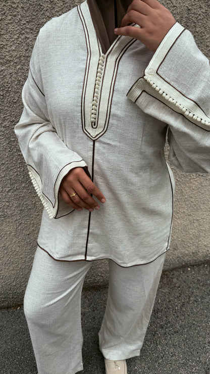 Linen Set Crème