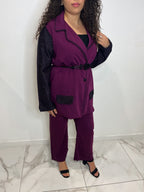 Tailleur Beldi Prune